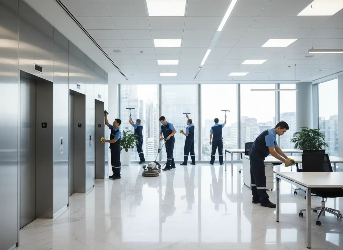 Professionelle Gebäudereinigung - Büro- und Gebäudereinigung